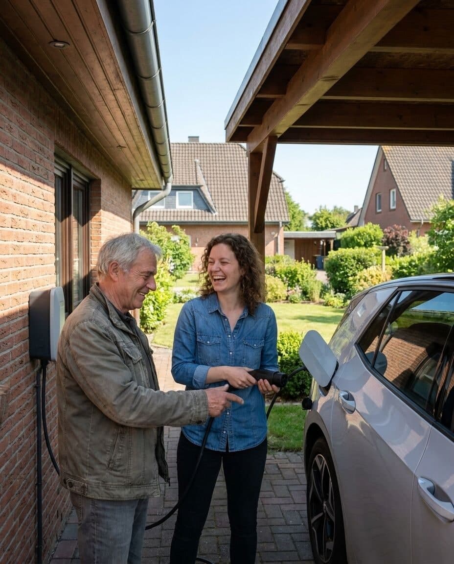 Host und Gast an der Wallbox